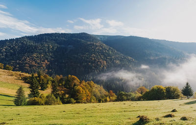 Panoramic view of landscape against sky