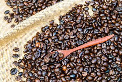 Close-up of coffee beans