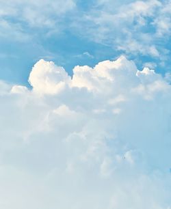 Low angle view of clouds in sky