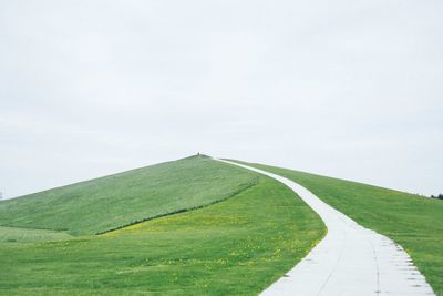 Scenic view of mountain against sky