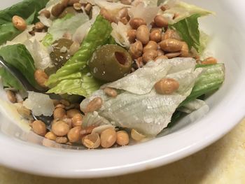 Close-up of salad in bowl