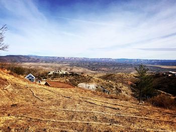 Scenic view of landscape against sky