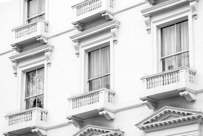 Low angle view of residential building