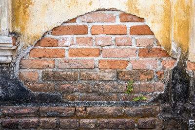 Close-up of brick wall