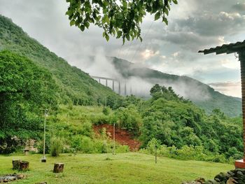 Scenic view of landscape against sky