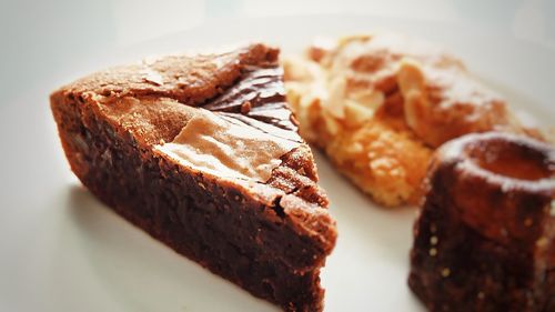 Close-up of dessert in plate