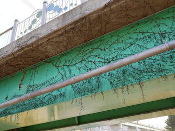 Low angle view of pipe