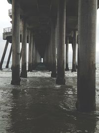 Underneath view of bridge