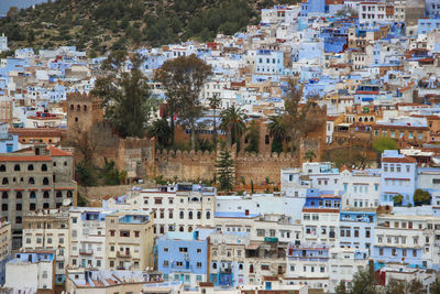 Residential buildings in city