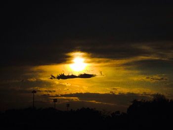Scenic view of sky during sunset