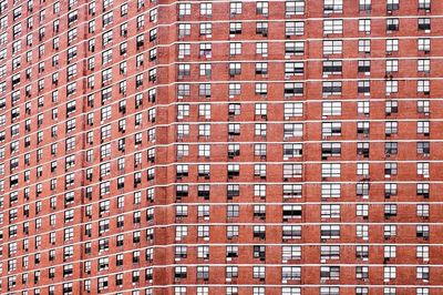 Close-up of building with windows