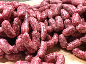 Full frame shot of onions for sale in market