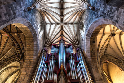 Low angle view of cathedral in temple