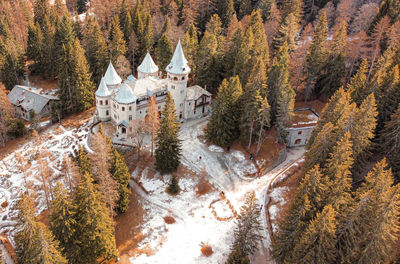 Panoramic view of castle 