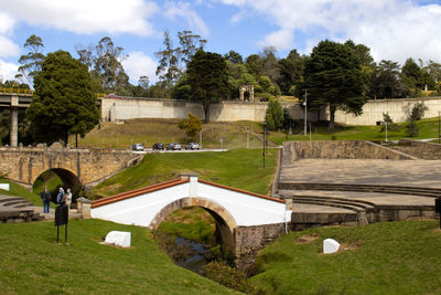 The famous historic bridge of boyaca in colombia. colombian independence battle of boyaca.