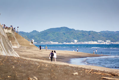 People at beach