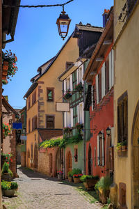 Street amidst buildings in city