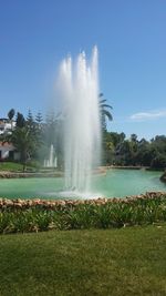 Fountain in park