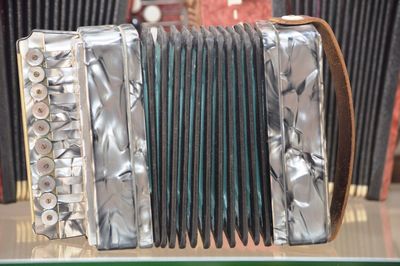 Close-up of typewriter