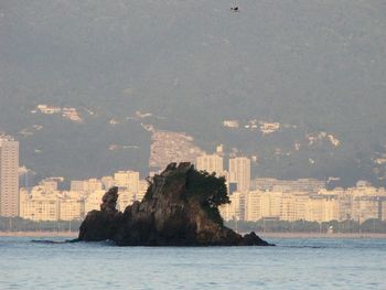 View of sea at dusk