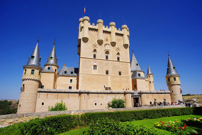 Historic building against blue sky