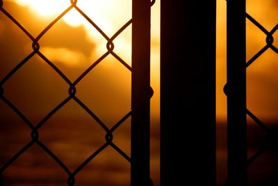 Full frame shot of chainlink fence