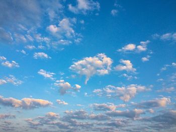 Low angle view of clouds in sky