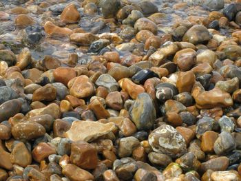 Full frame shot of pebbles