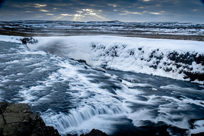 Most powerful waterfalls in iceland, gullfoss