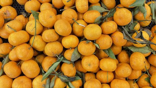 Full frame shot of fruits for sale at market stall