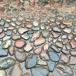 Full frame shot of stones