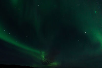 Low angle view of sky at night