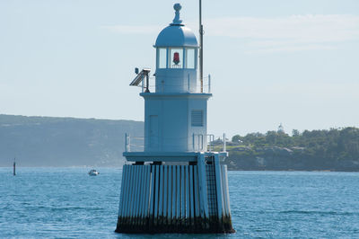 Lighthouse buoy navigational aid