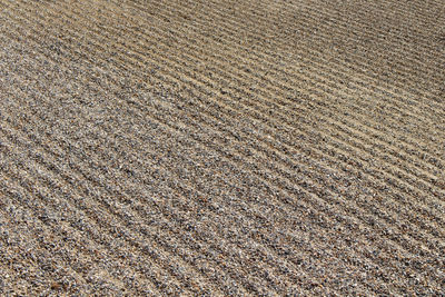 Full frame shot of sand on beach