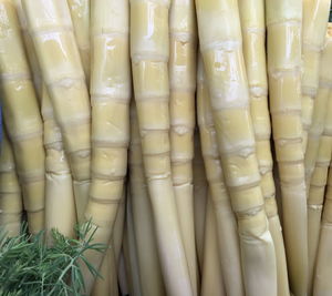 Full frame shot of bamboo for sale