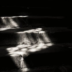 Close-up of shadow on sand