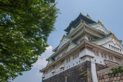 Low angle view of building against sky