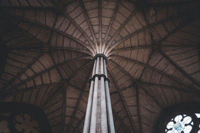 Low angle view of ceiling of building