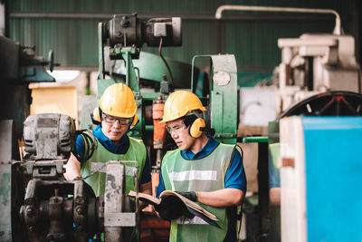 Man working in factory