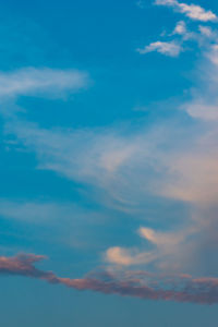 Low angle view of clouds in sky