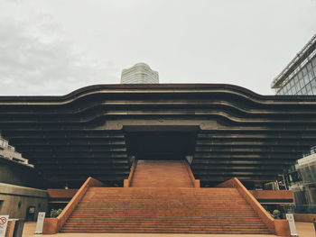 Low angle view of building against sky
