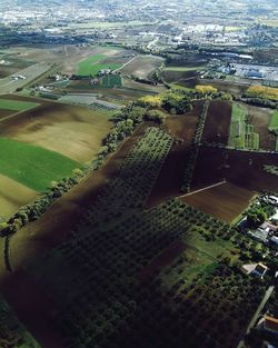 Aerial view of landscape