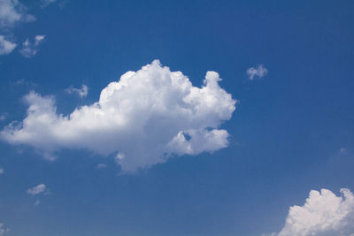 Low angle view of clouds in sky