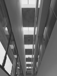 Low angle view of staircase in building