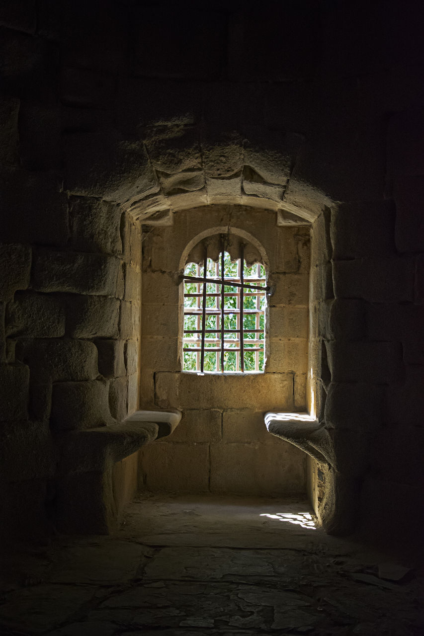 window, indoors, arch, architecture, built structure, day, no people