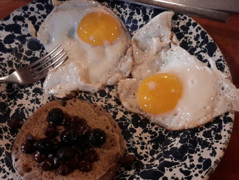 Close-up of breakfast