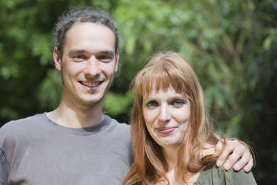 Portrait of happy couple