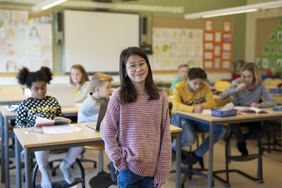 Girl in classroom