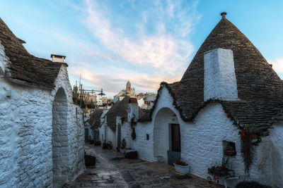 Low angle view of church against sky