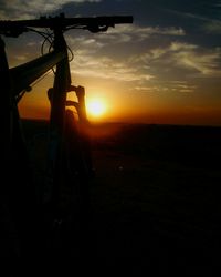 Scenic view of sky at sunset